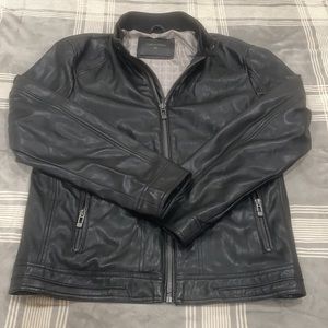 Calvin Klein faux leather jacket